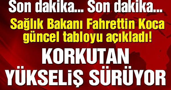 SON DAKİKA: Bakan Koca Açıkladı!