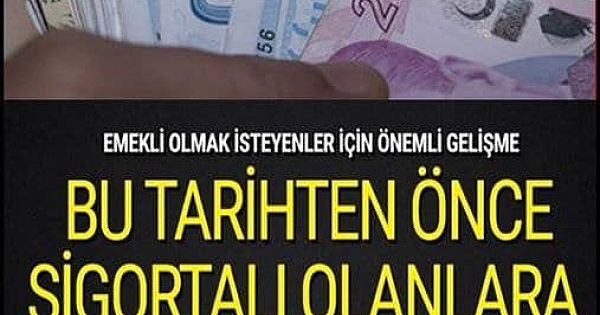 Sigorta Başlangıcı Bu tarih Arası Olanlara Büyük Müjde