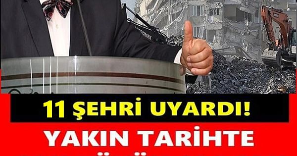 Deprem Uzmanı Prof. Dr. Ahmet Ercan'dan 11 ili korkutan uyarı