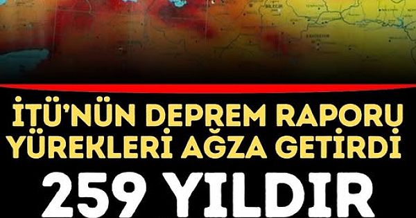 İstanbul Teknik Üniversitesi Korkutan Raporu Yayınladı