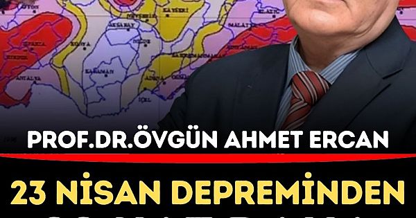 Prof. Dr. Ahmet Ercan'dan İstanbul Uyarısı: 