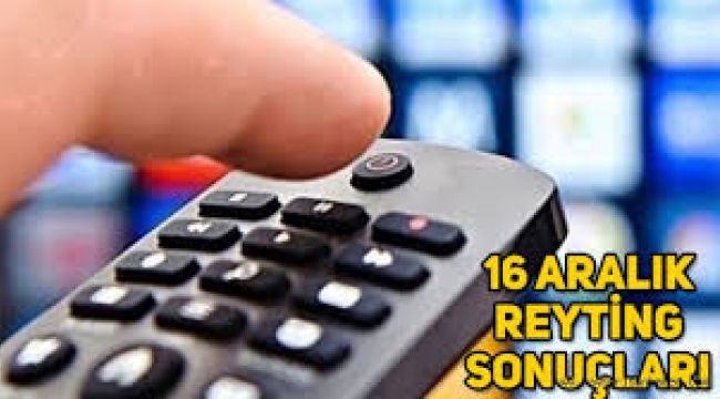 16 Aral?k 2019 Pazartesi Reyting Sonuçlar? ilk 10 Pro?ram En Çok ?zlenen Dizi Hangisi Belli Oldu