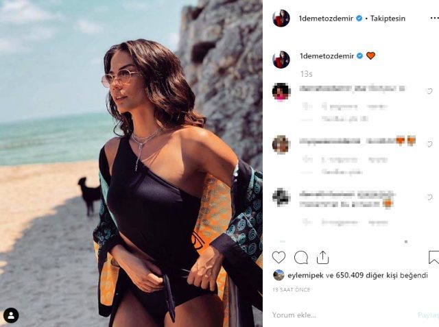 Demet zdemir'den Sosyal Medyay? Yerinden Oynatan Bikini Foto?raf? 