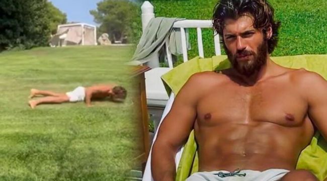 Sosyal Medyada Sportif Halini Payla?an Can Yaman Fit Haliyle Takipçilerini Büyüledi