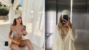 Master Chef J�risi Mehmet Yal�?nkaya'n?n K?z? Sude Yal�?nkaya'dan Cesur Tatil Pozu Geldi