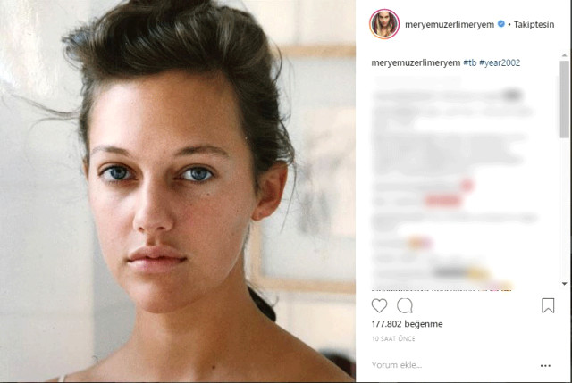 Gzeller Gzeli Meryem Uzerli Sosyal Medyadaki Tbt'si ?le Byk Be?eni Toplad?, Kimdir?